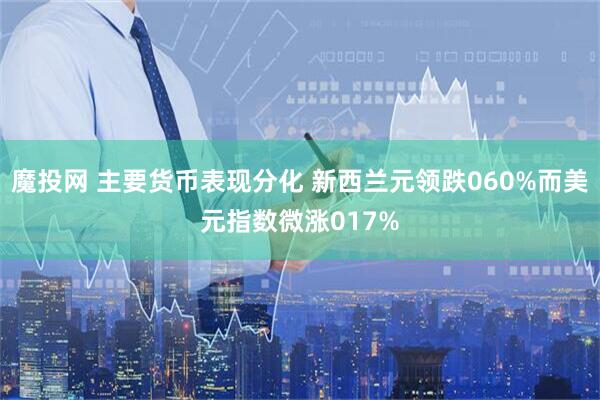 魔投网 主要货币表现分化 新西兰元领跌060%而美元指数微涨017%